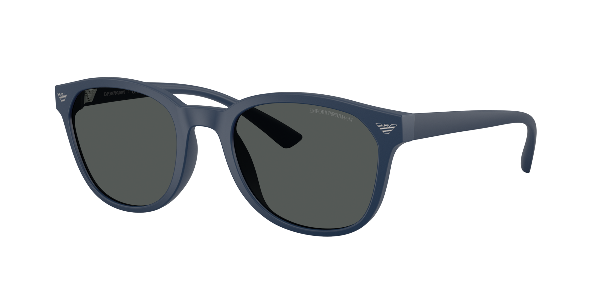 Emporio Armani Grey Man Ea4225u 618587 Sunglasses Injected Blue Pantos Normal - Image 4