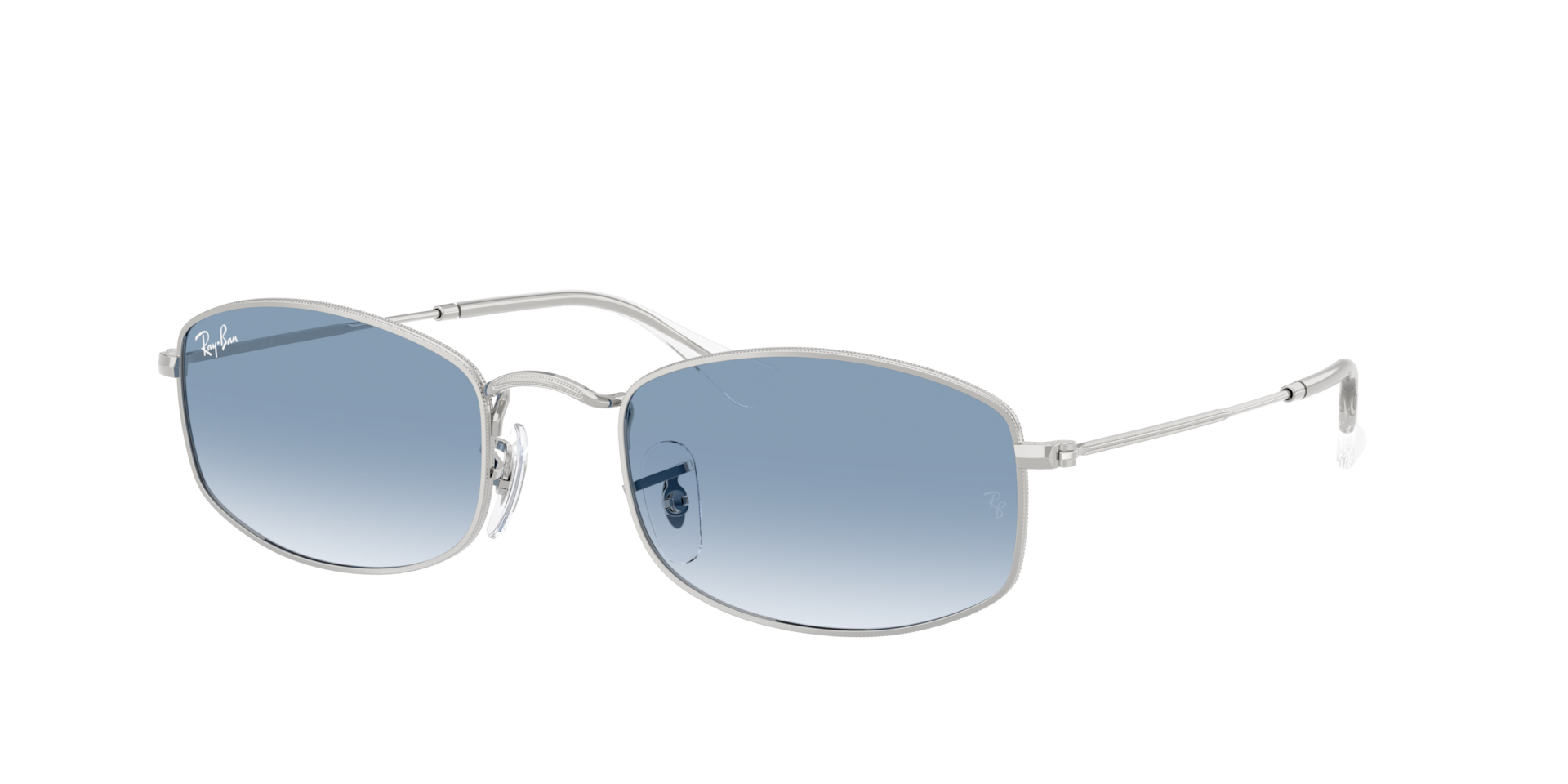 Ray-Ban RB3832 XL (55 - 21) with Blue lenses and Silver frame