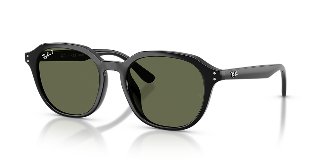 Ray-Ban RB4459D XL (54 - 19) with Green lenses and Black frame