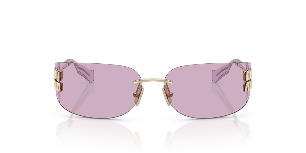 Miu Miu MU A51S M (75 - 14) with Pink lenses and Gold frame