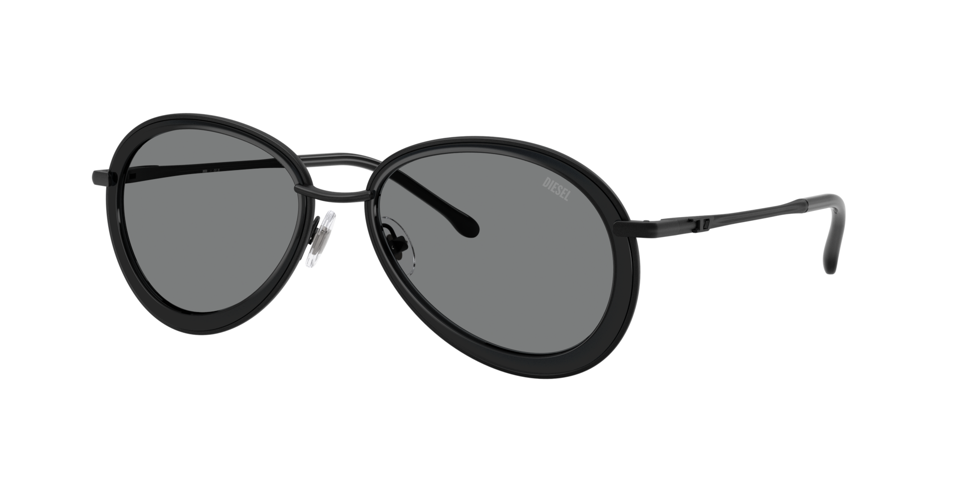 Diesel Unisex Sunglass DL1016 - Couleur du Monture Noir mat Couleur de Lentille Gris fonc 170 €