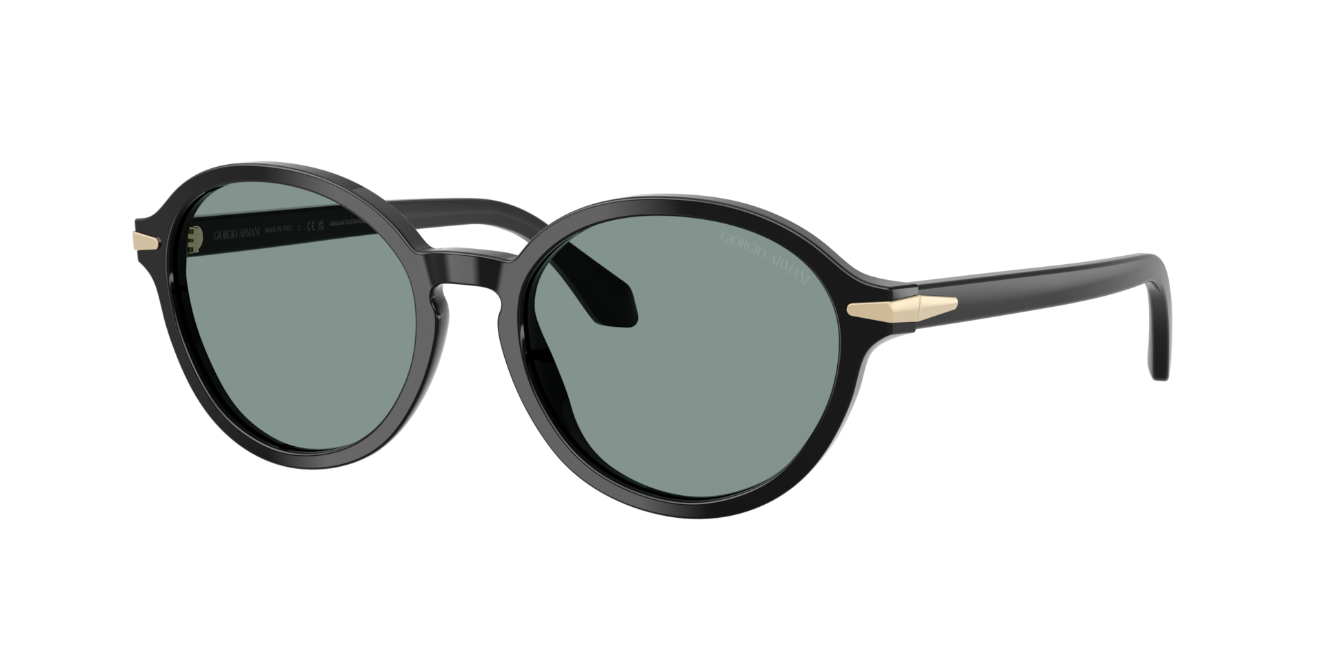 Giorgio Armani Woman Sunglass AR8237 -  Frame color: Black, Lens color: Grey Vintage Blue