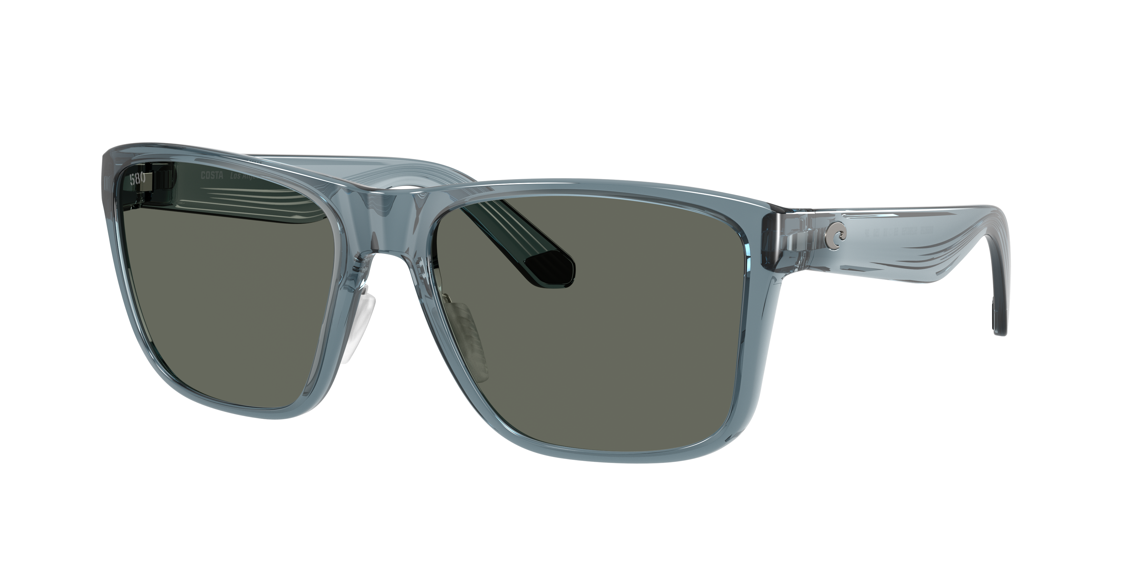 Costa Man Sunglass Los Alijos -  Frame color: Translucent Deep Blue, Lens color: Gray