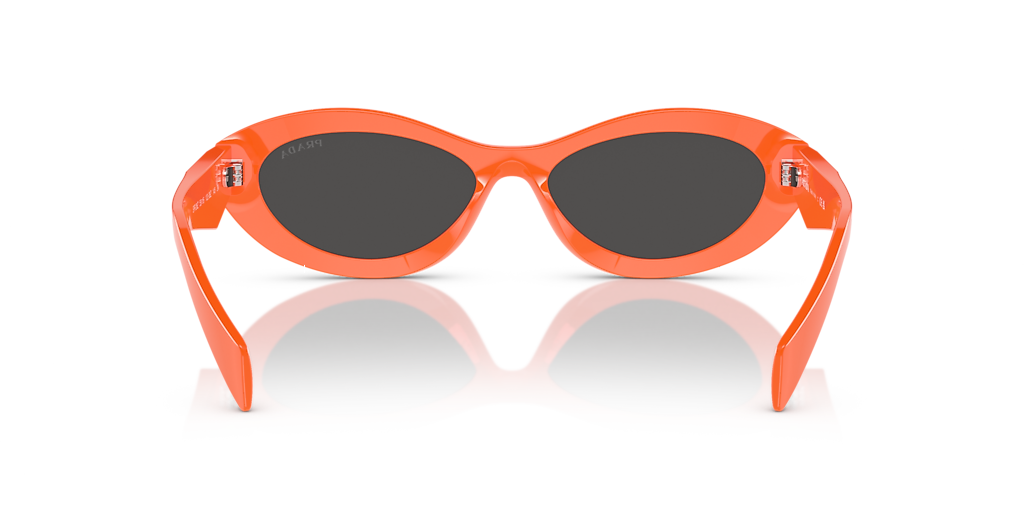 Prada PR 26ZS M (55 - 16) with Grey lenses and Orange frame