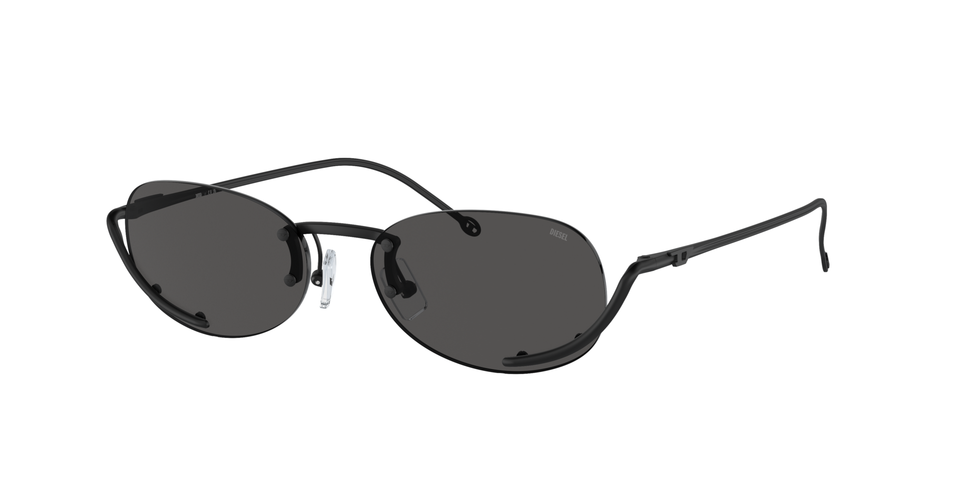 Diesel Unisex Sunglass DL1004 - Couleur du Monture Noir mat Couleur de Lentille Gris fonc 225 €