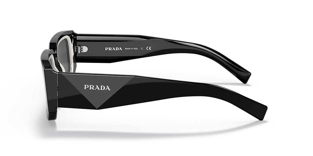 Prada PR 06YS M (53 - 21) with Grey lenses and Black frame