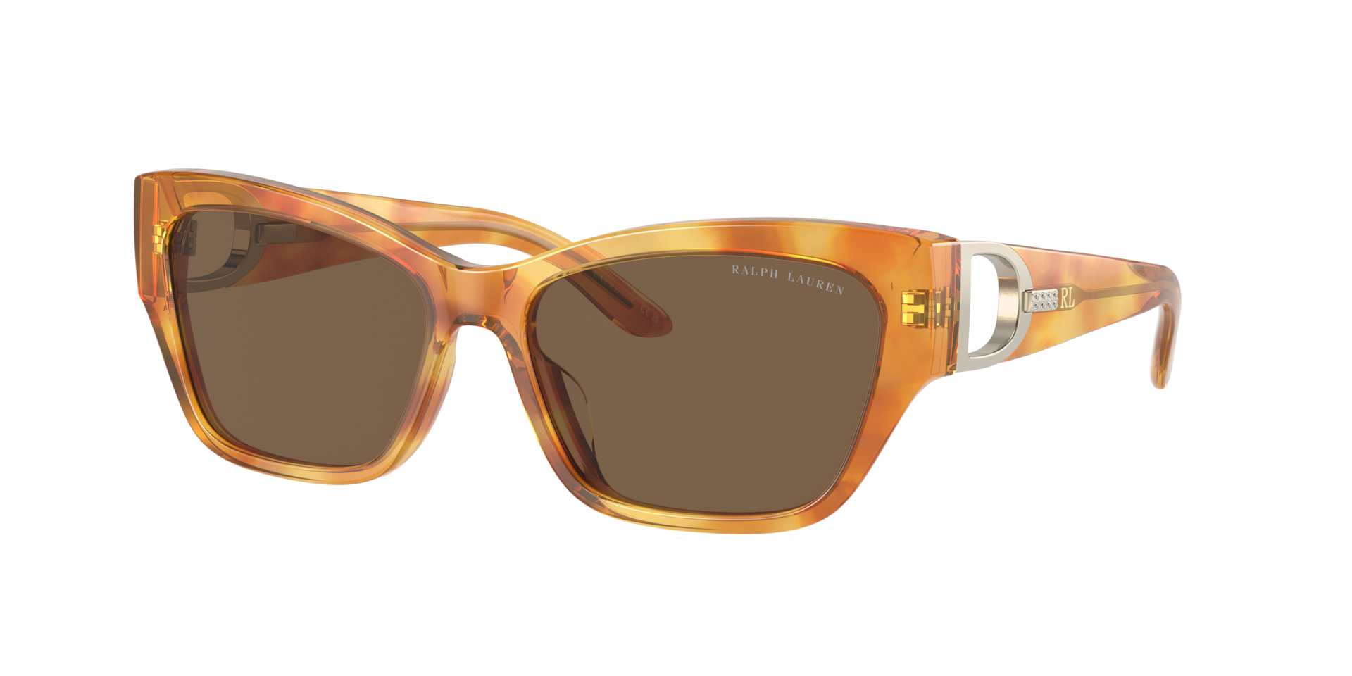 Ralph Lauren Woman Sunglass RL8206U The Audrey -  Frame color: Light Havana, Lens color: Brown