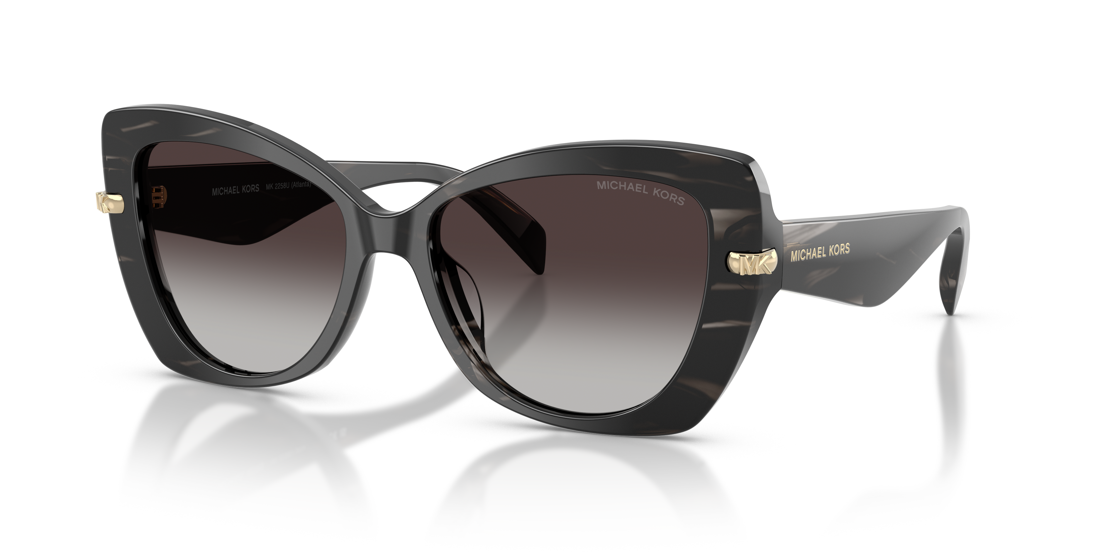 Michael Kors Atlanta L (55 - 17) with Grey lenses and Black frame