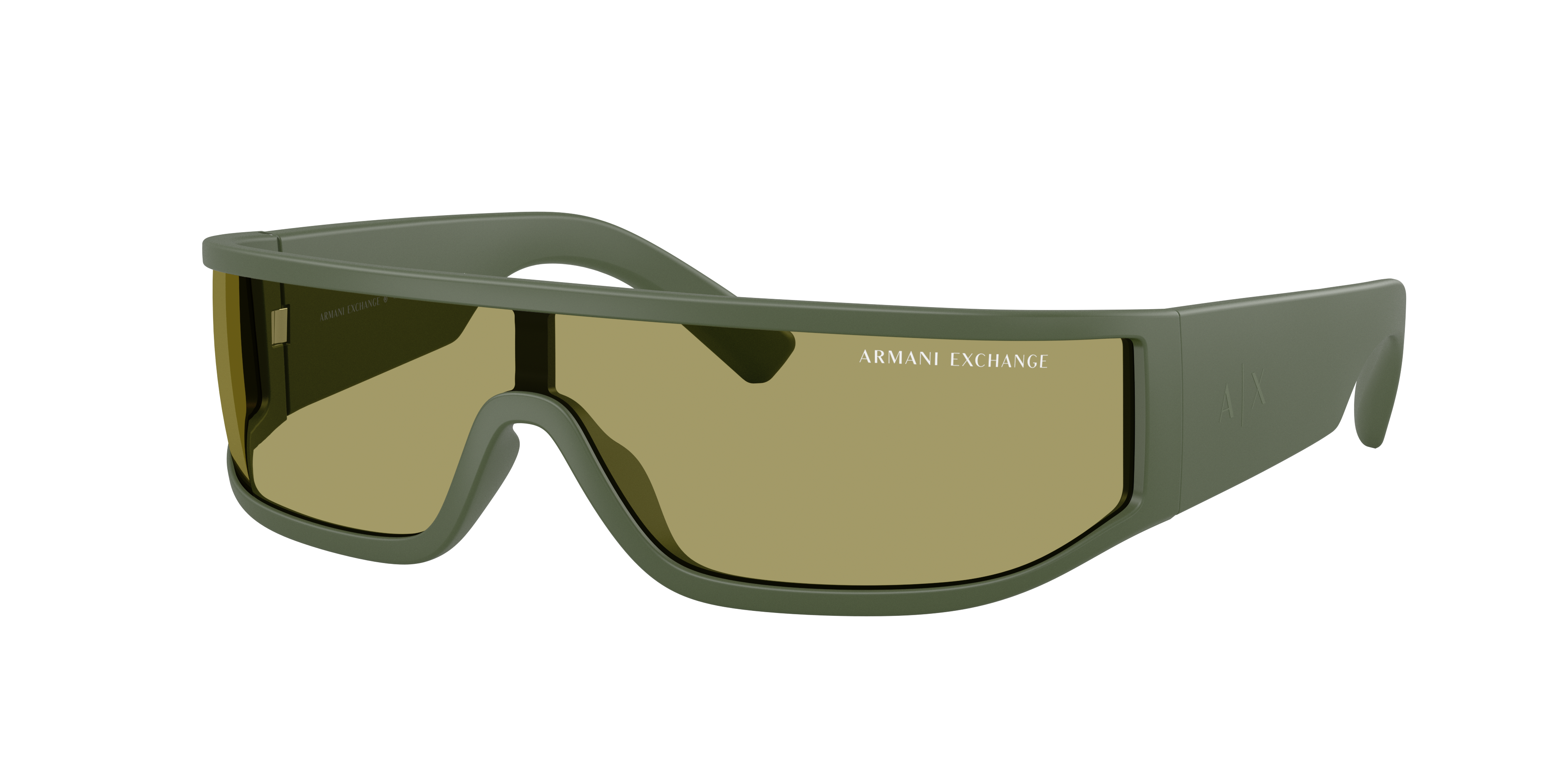 Armani Exchange Man Sunglass AX4153SU -  Frame color: Matte Green, Lens color: Green Voodoo