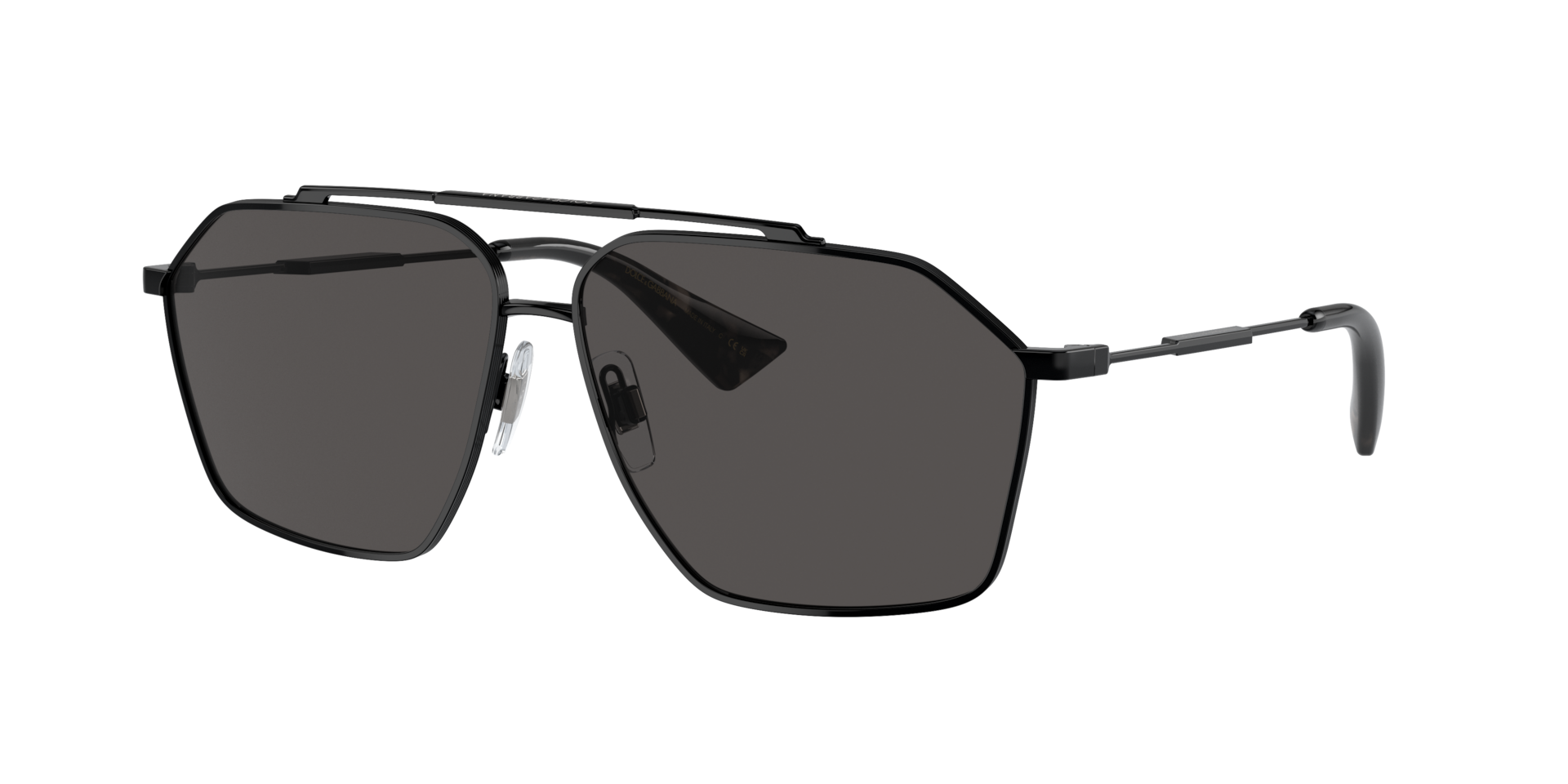 DolceGabbana Homme Sunglass DG2303 - Couleur du Monture Noir Couleur de Lentille Gris fonc 174 €