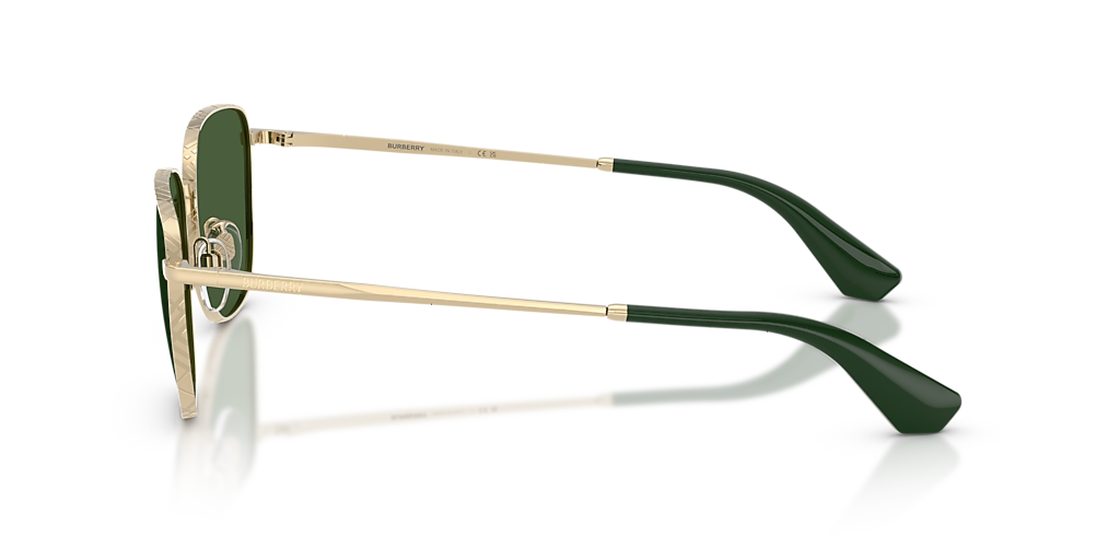 Burberry BE3171 XL (57 - 17) with Green lenses and Gold frame