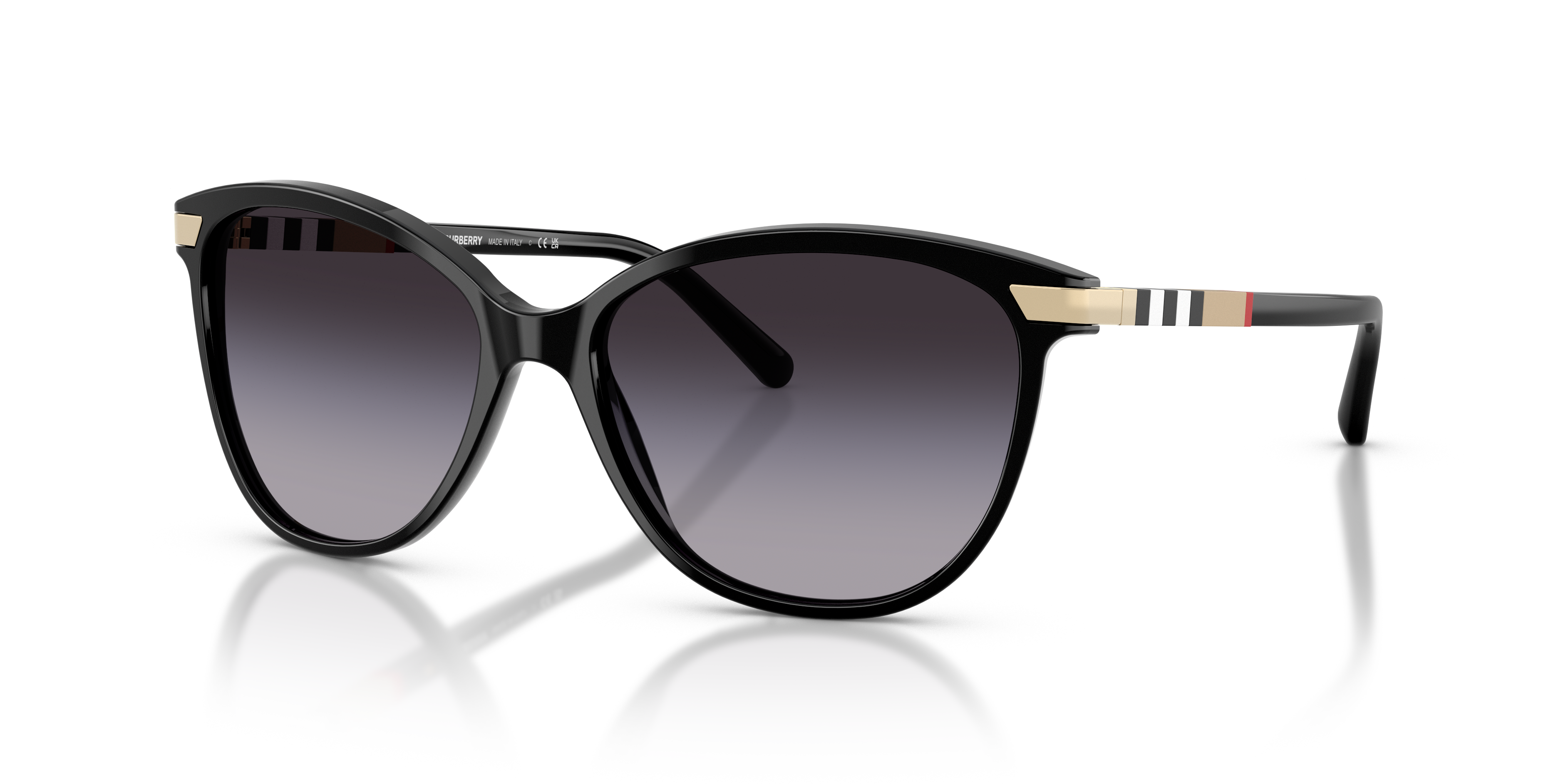 Burberry BE4216 L (57 - 16) with Grey lenses and Black frame