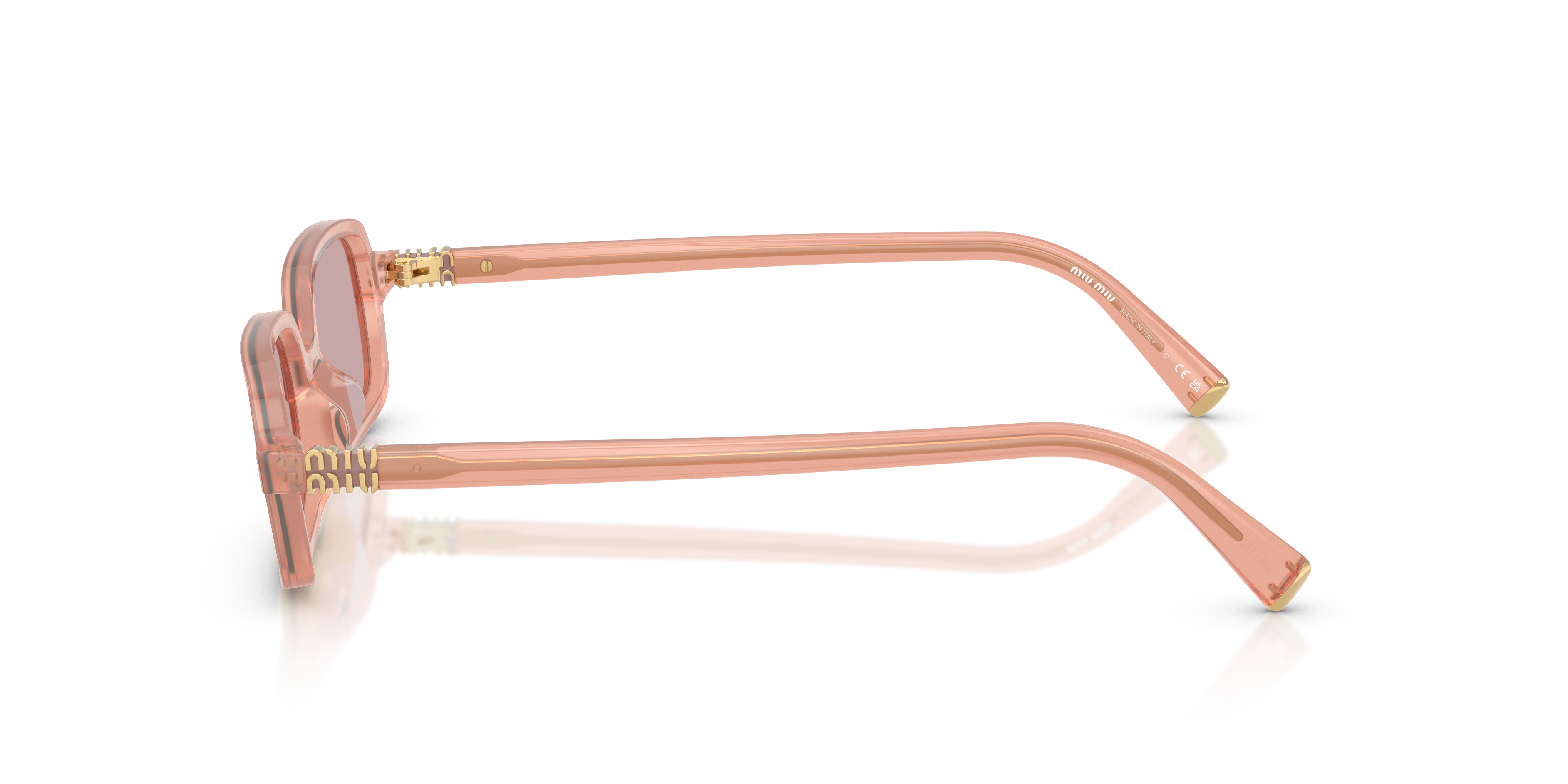 Miu Miu MU 11ZS S (51 - 16) with Pink lenses and Pink frame