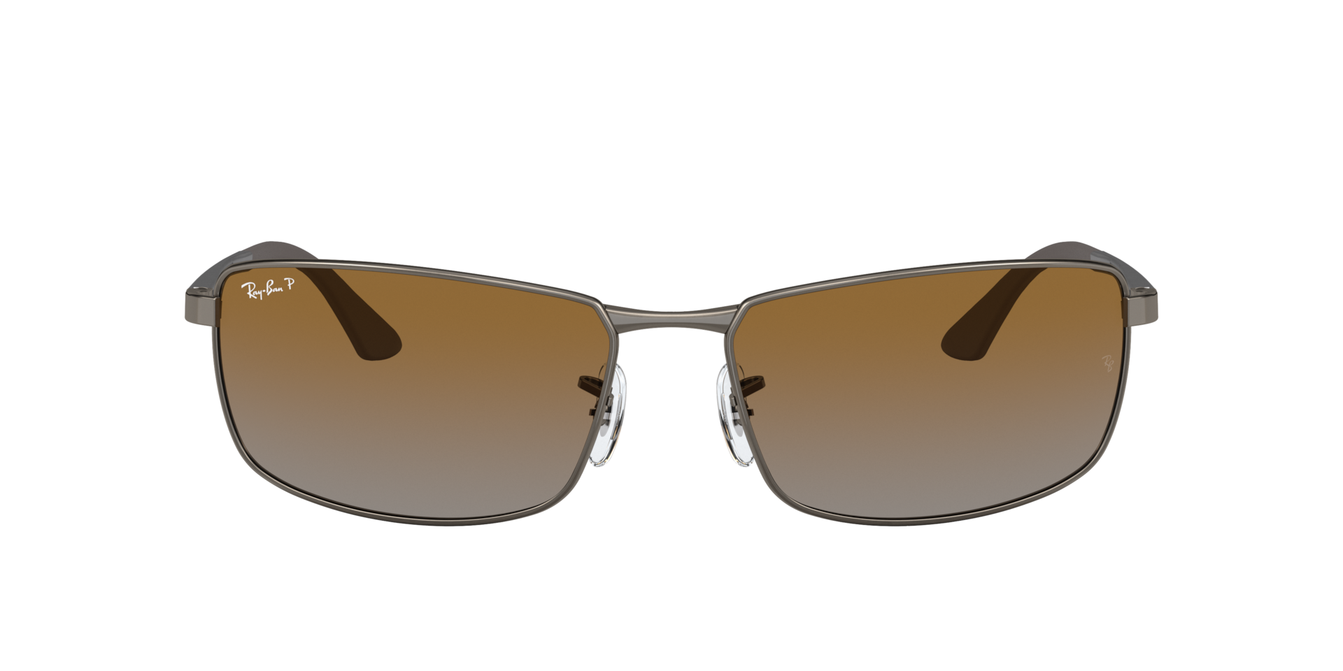 Ray-Ban RB3498 XXL (61 - 17) with Brown lenses and Grey frame