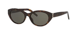 Saint Laurent SLM115 M (58 - 14) with Green lenses and Tortoise