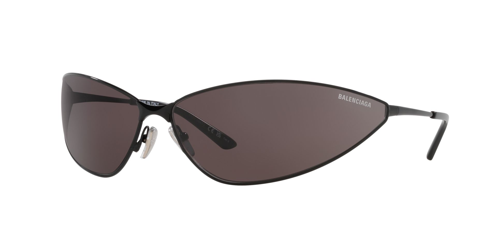 Balenciaga Unisex Sunglass BB0315S - Couleur du Monture Noir Couleur de Lentille Gris 213 €