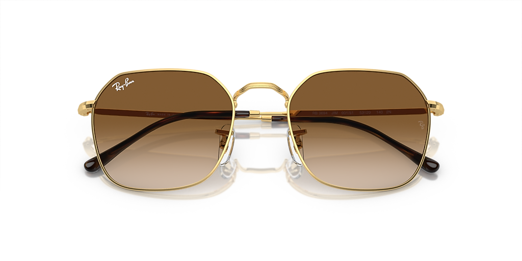 Ray-Ban Jim L (53 - 20) with Brown lenses and Gold frame