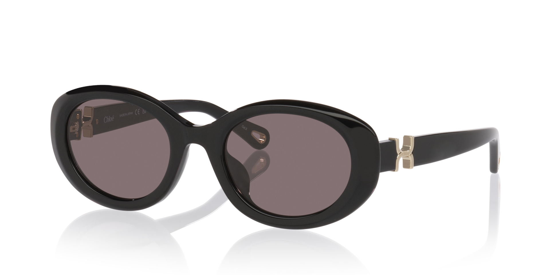Chloé CH0323SK L (54 - 22) with Grey lenses and Black frame