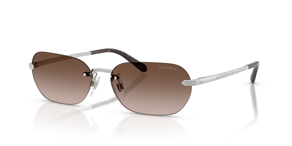 Ralph Lauren RL7089 L (59 - 16) with Brown lenses and Silver frame