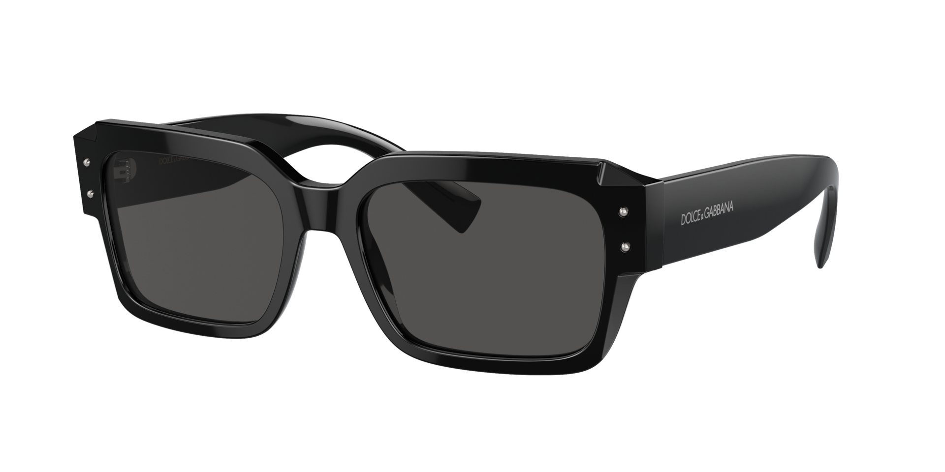 DolceGabbana Homme Sunglass DG4460 - Couleur du Monture Noir Couleur de Lentille Gris fonc 199 €