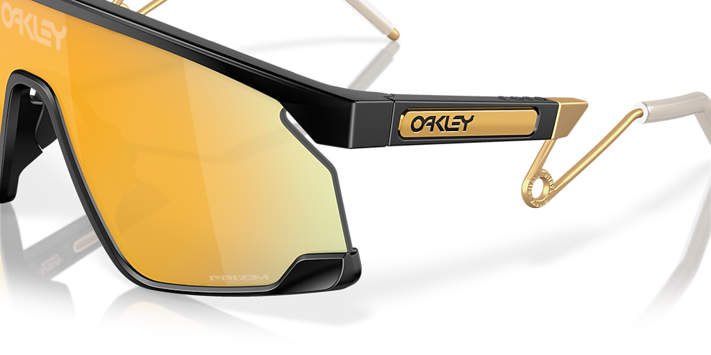 OAKLEY BXTR Lスポーツサングラス ブラック/ゴールド 限定 Oakley BXTR Metal L (39 - 139) with Gold lenses and Black frame