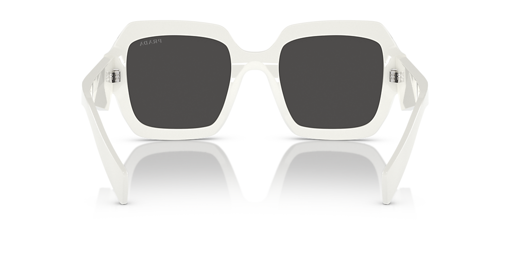 Prada PR 28ZS M (53 - 22) with Grey lenses and White frame