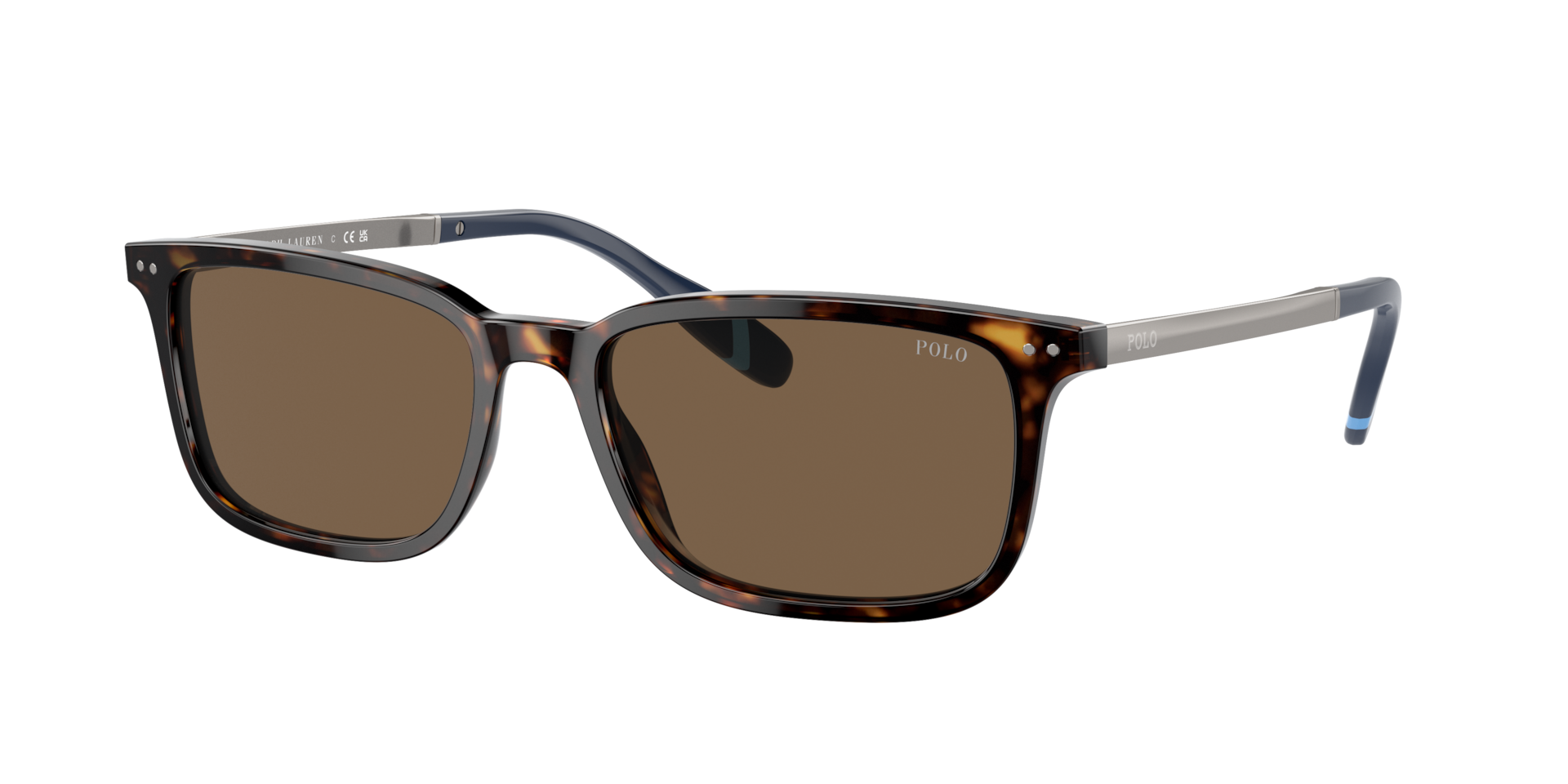 Polo Ralph Lauren Man Sunglass PH4212 -  Frame color: Shiny Dark Havana, Lens color: Brown