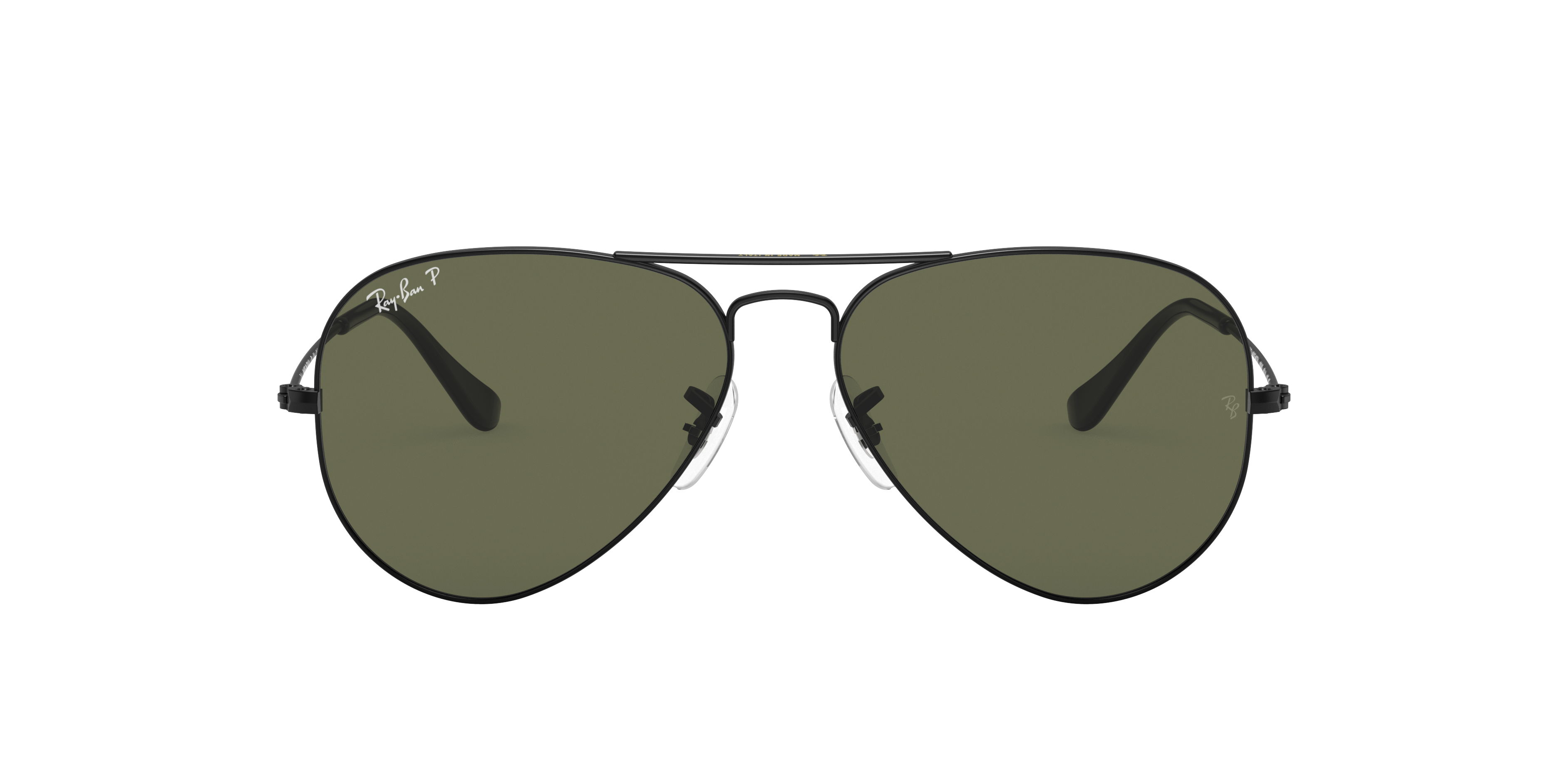 Ray-Ban Aviator Classic XXL (62 - 14) with Green lenses and Black
