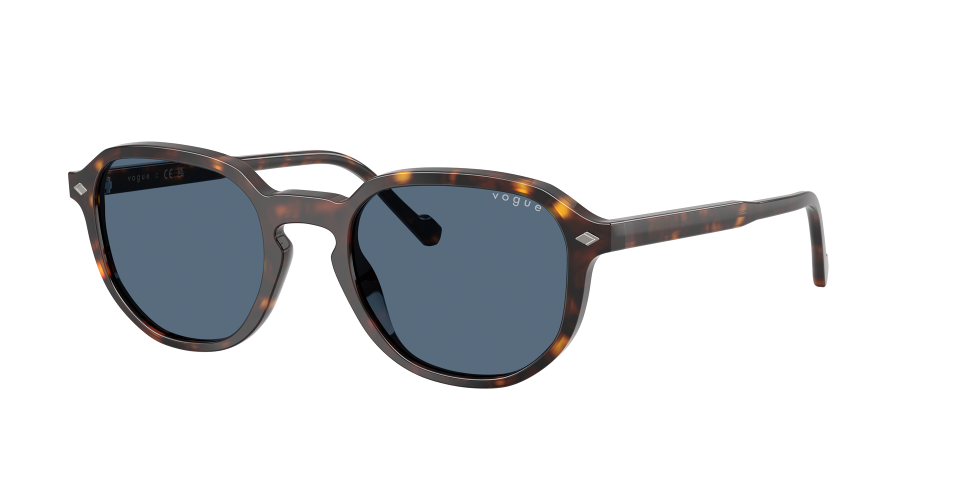 Vogue Eyewear Man Sunglass VO5707S -  Frame color: Dark Havana, Lens color: Dark Blue