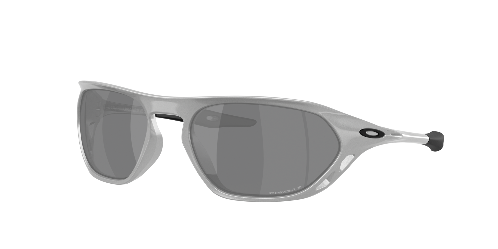 Oakley Unisex Sunglass Cage Jacket® - Couleur du Monture: Argent X, Couleur de Lentille: Prizm Polarized Noir