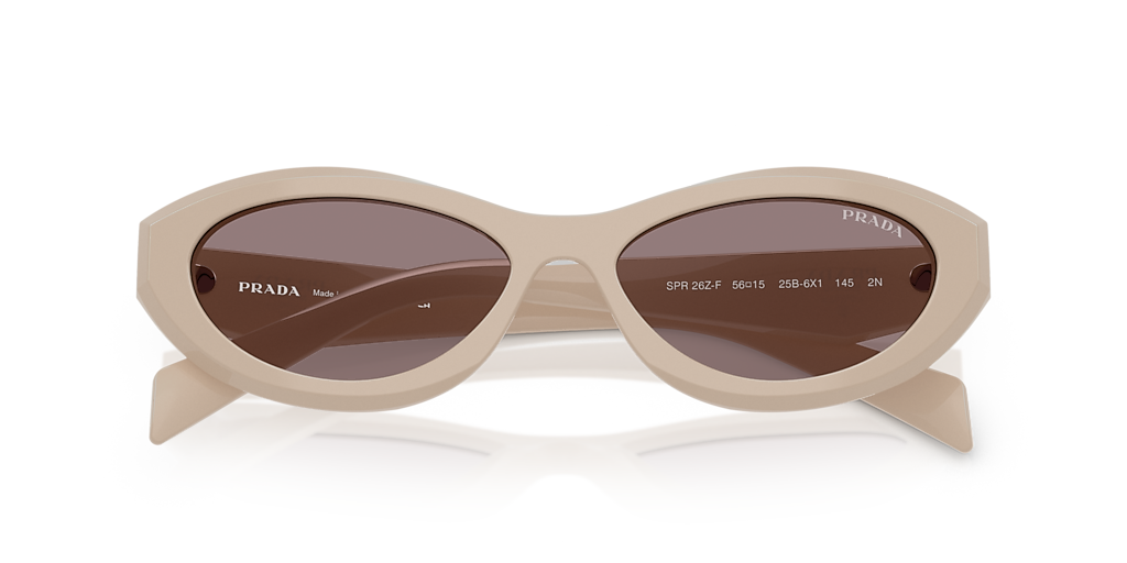 Prada PR 26ZSF L (56 - 15) with Violet lenses and Pink frame