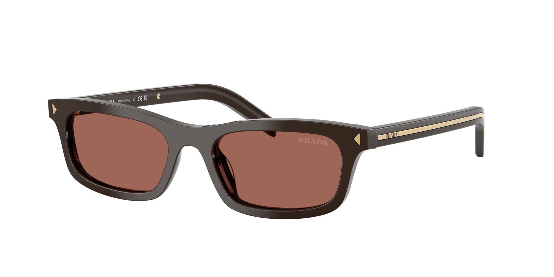 Prada Woman Sunglass PR D05S -  Frame color: Cigar, Lens color: Brown