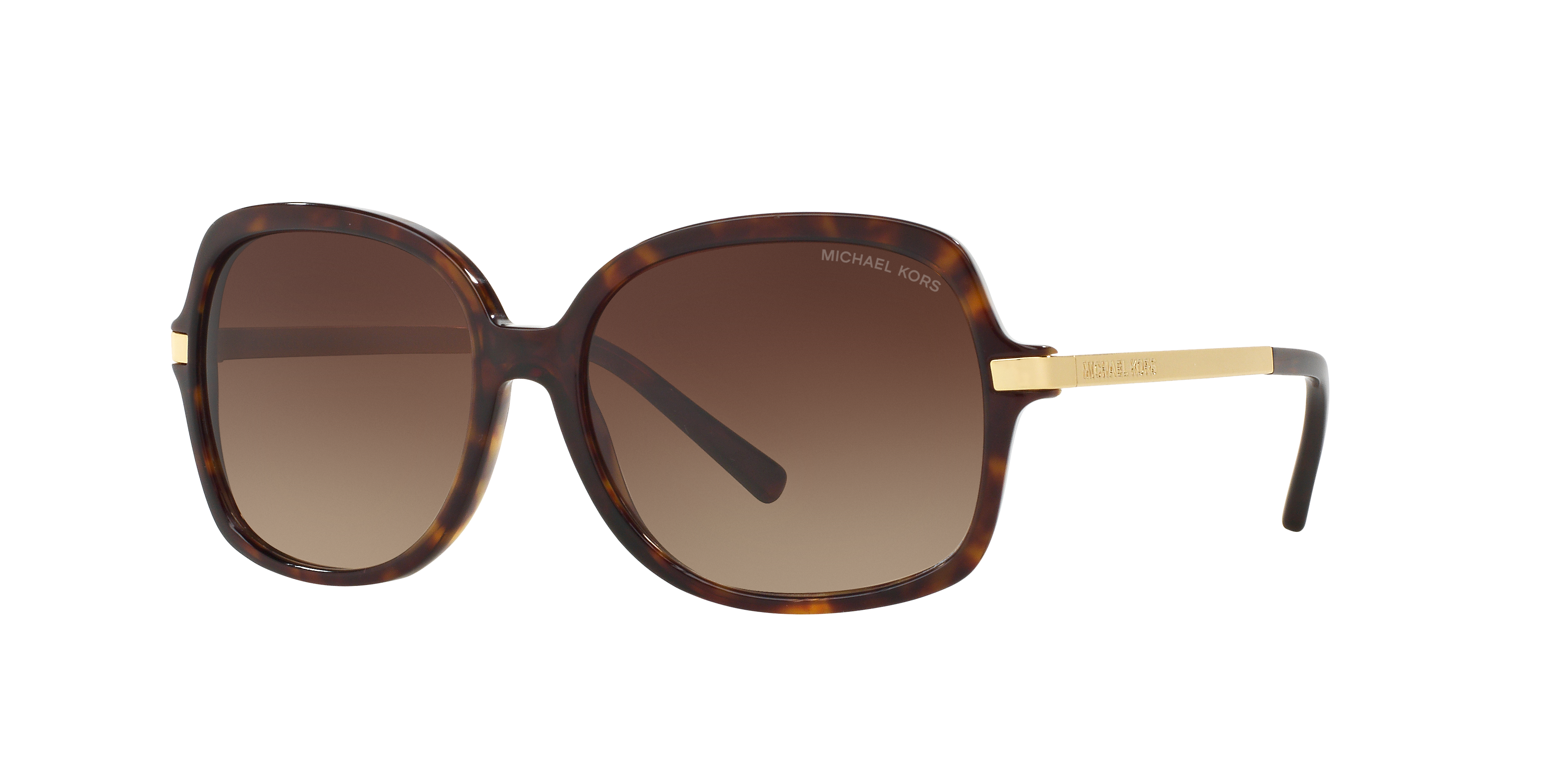 Michael Kors Woman Sunglass Adrianna II -  Frame color: Dark Tortoise, Lens color: Brown Gradient