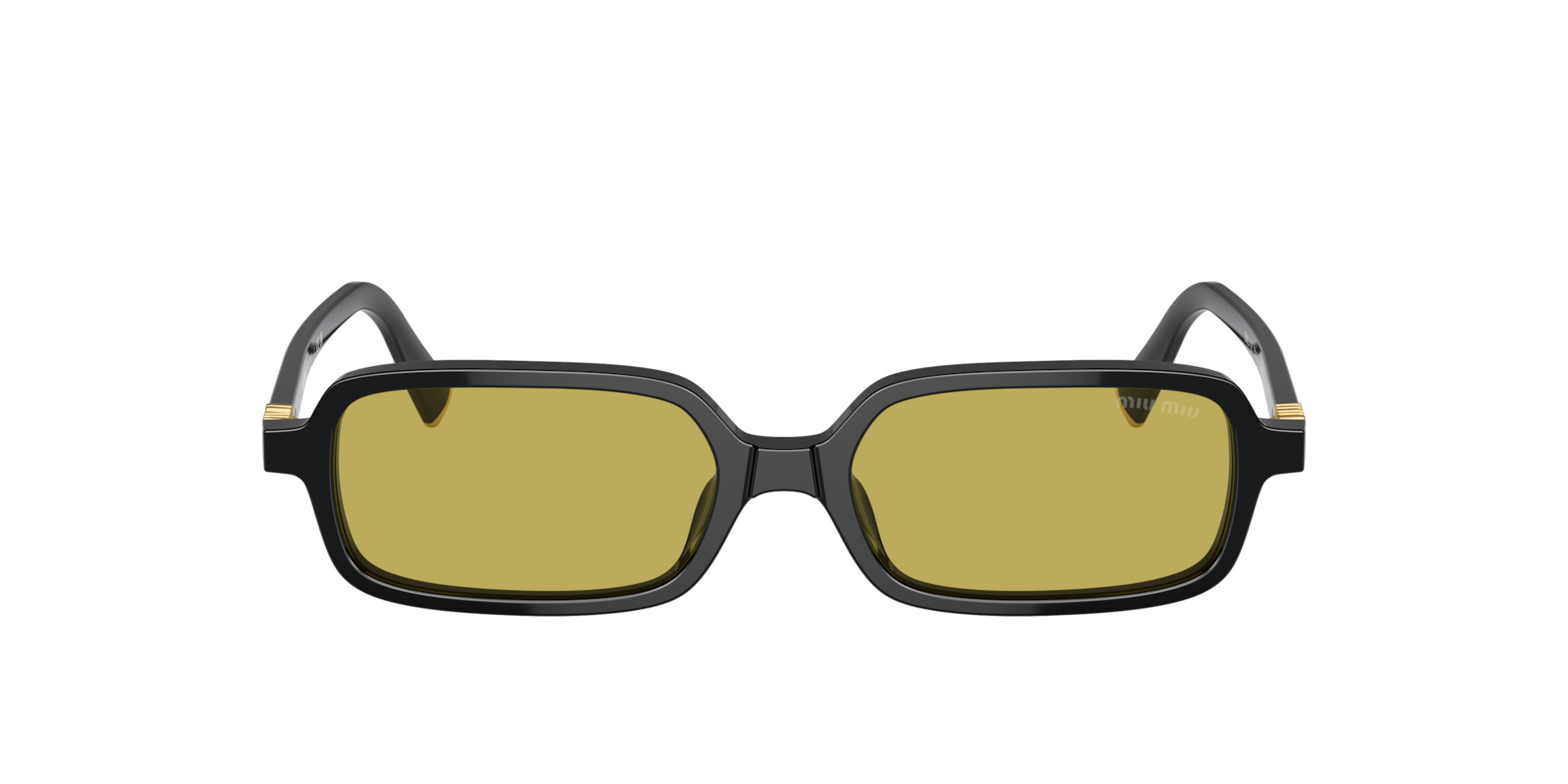 Miu Miu MU 11ZS S (51 - 16) with Green lenses and Black frame