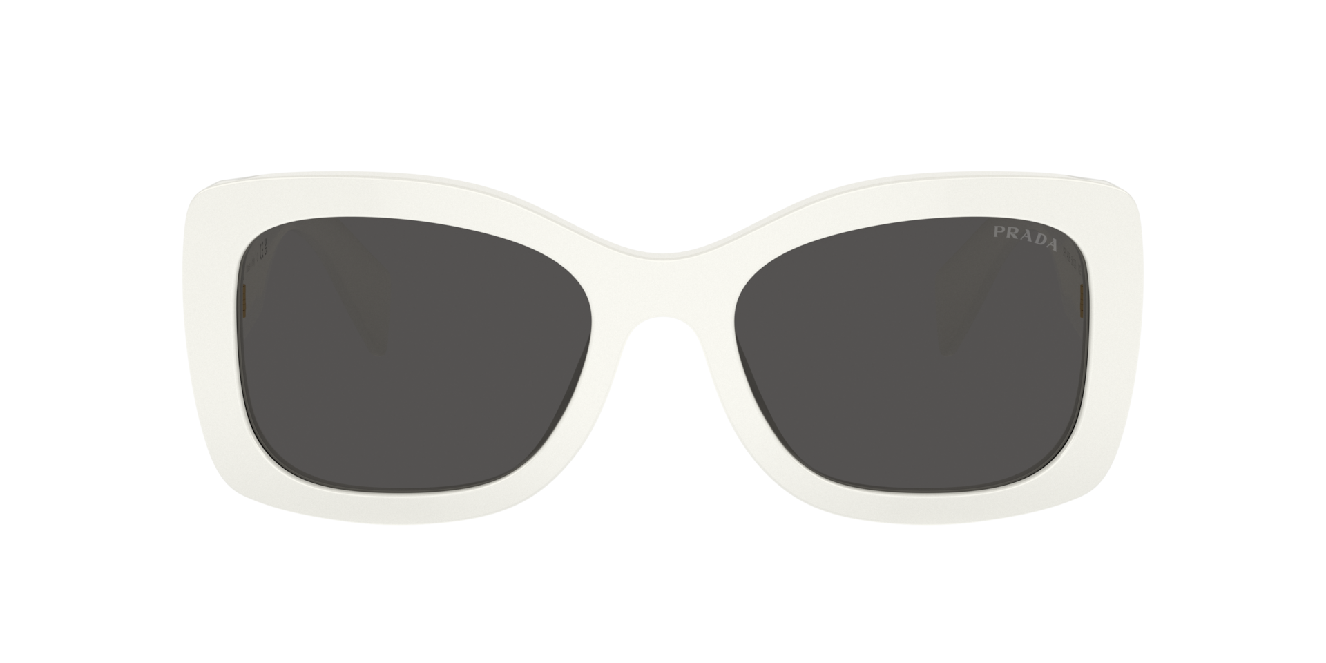 Prada PR A08S M (56 - 20) with Grey lenses and White frame