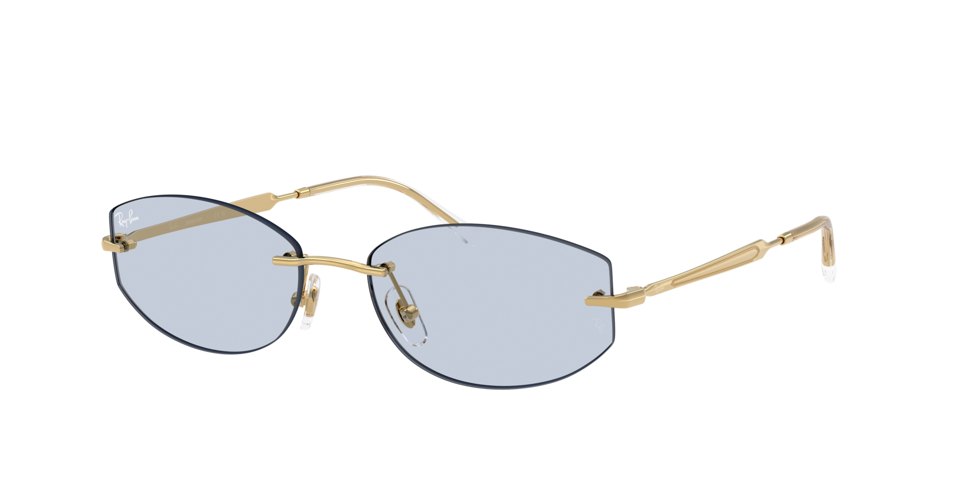 Ray-Ban Unisex Sunglass RB3792 TRANSITIONS ® COLOR TOUCH ™ LENSES -  Frame color: Arista, Lens color: Sapphire