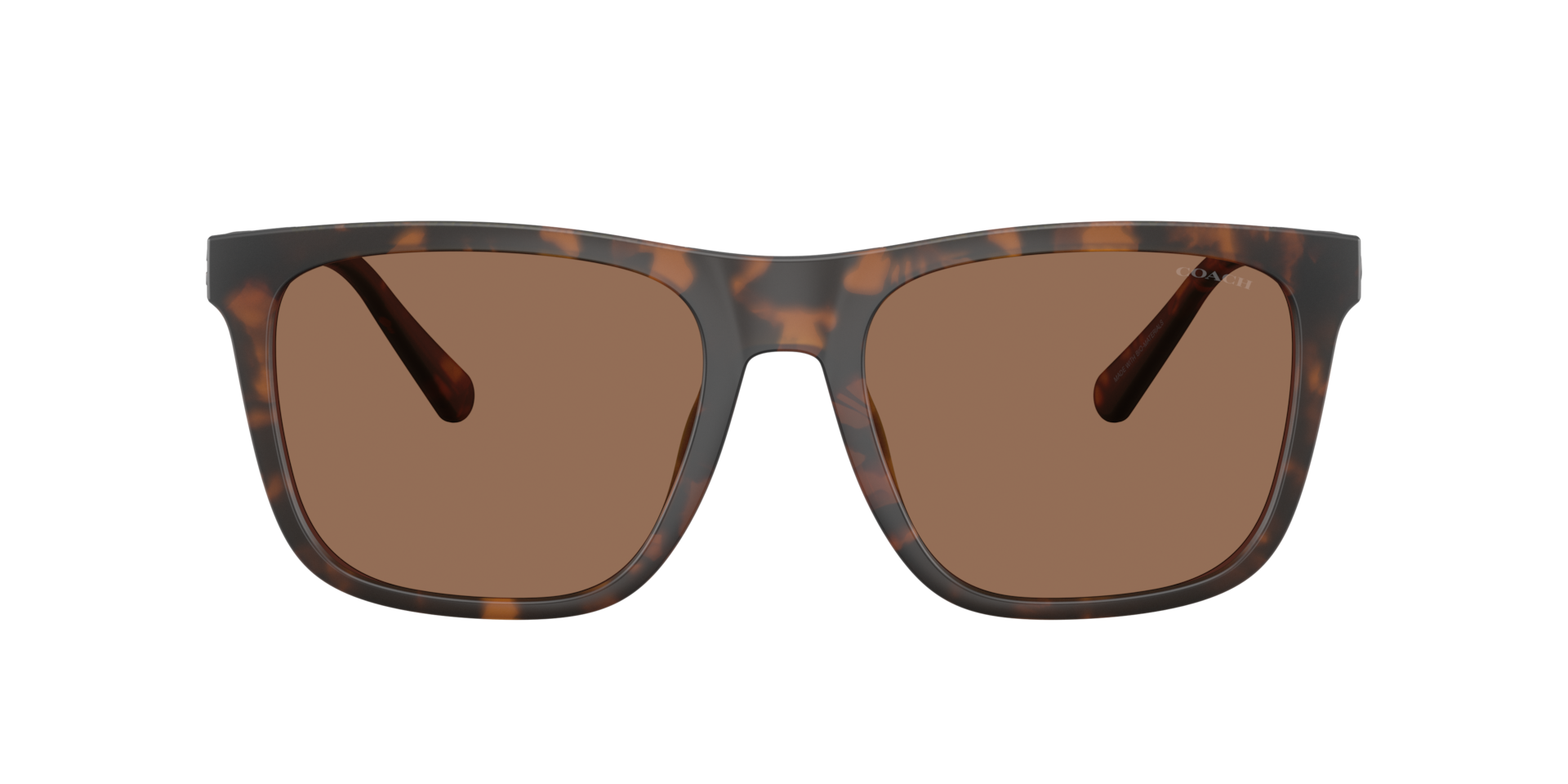 Coach CAE78 XL (57 - 19) with Brown lenses and Tortoise frame