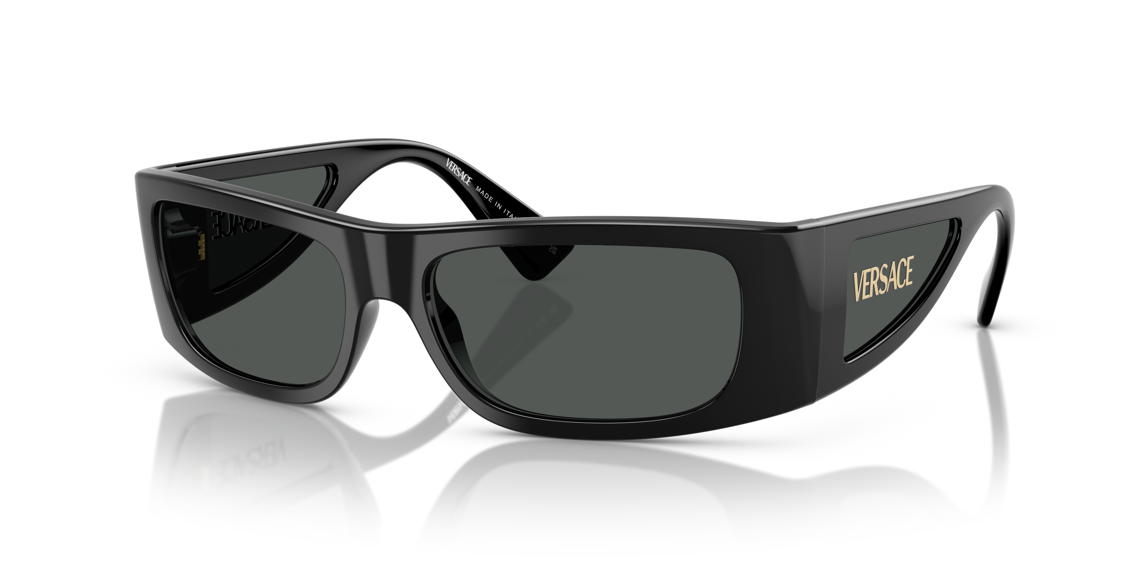 Versace VE4482 M (57 - 16) with Grey lenses and Black frame