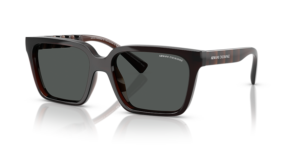 Armani Exchange AX4147S M (56 - 17) with Grey lenses and Brown