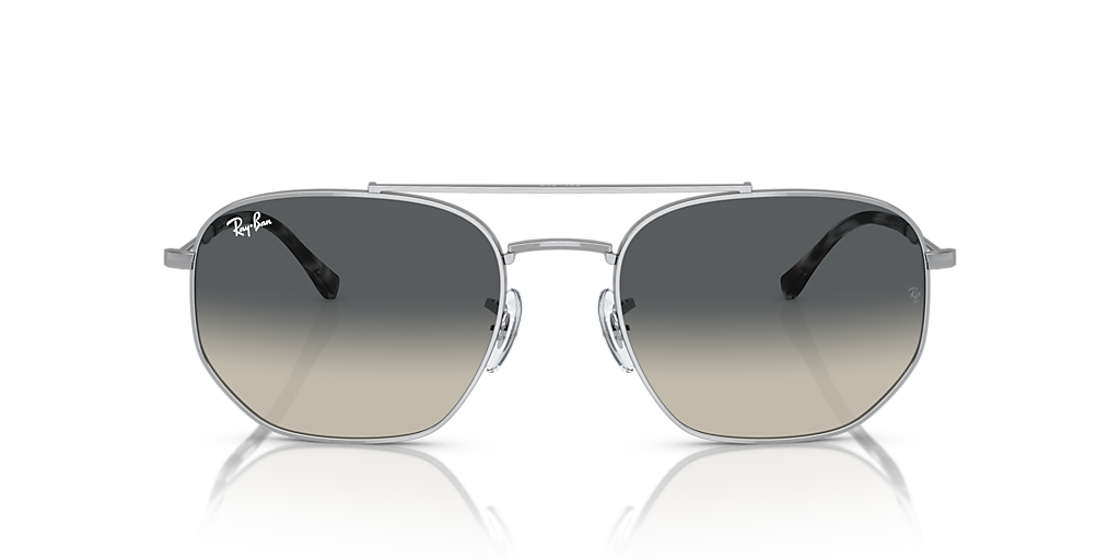 Ray-Ban RB3707 XL (57 - 20) with Grey lenses and Silver frame