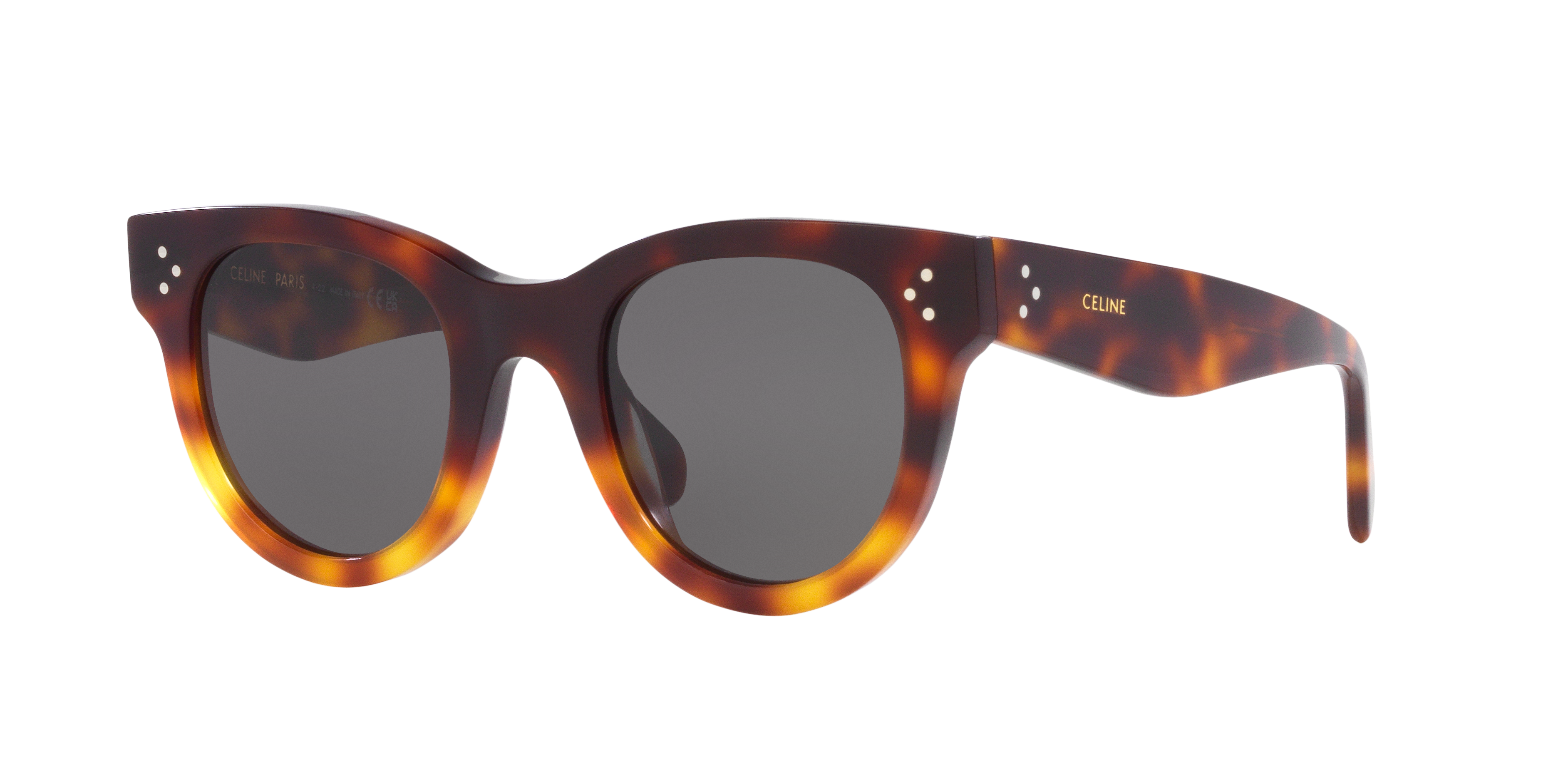 CELINE サングラス　CL4003IN セリーヌ Celine CL4003IN XXS (48 - 23) with Grey lenses and Tortoise frame