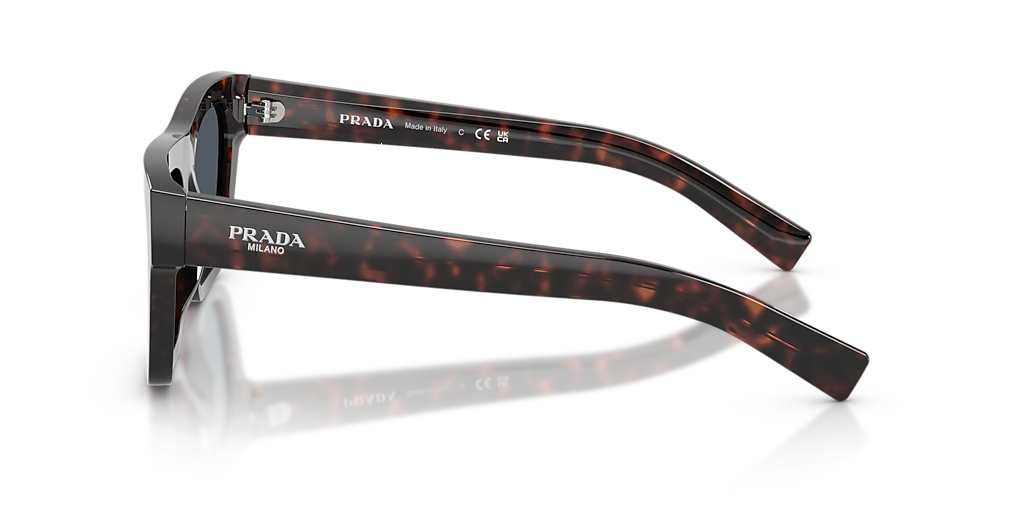 Prada PR C03SF M (55 - 18) with Grey lenses and Tortoise frame