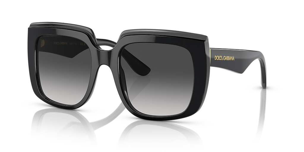 Dolce&Gabbana DG4414 M (54 - 20) with Grey lenses and Black frame