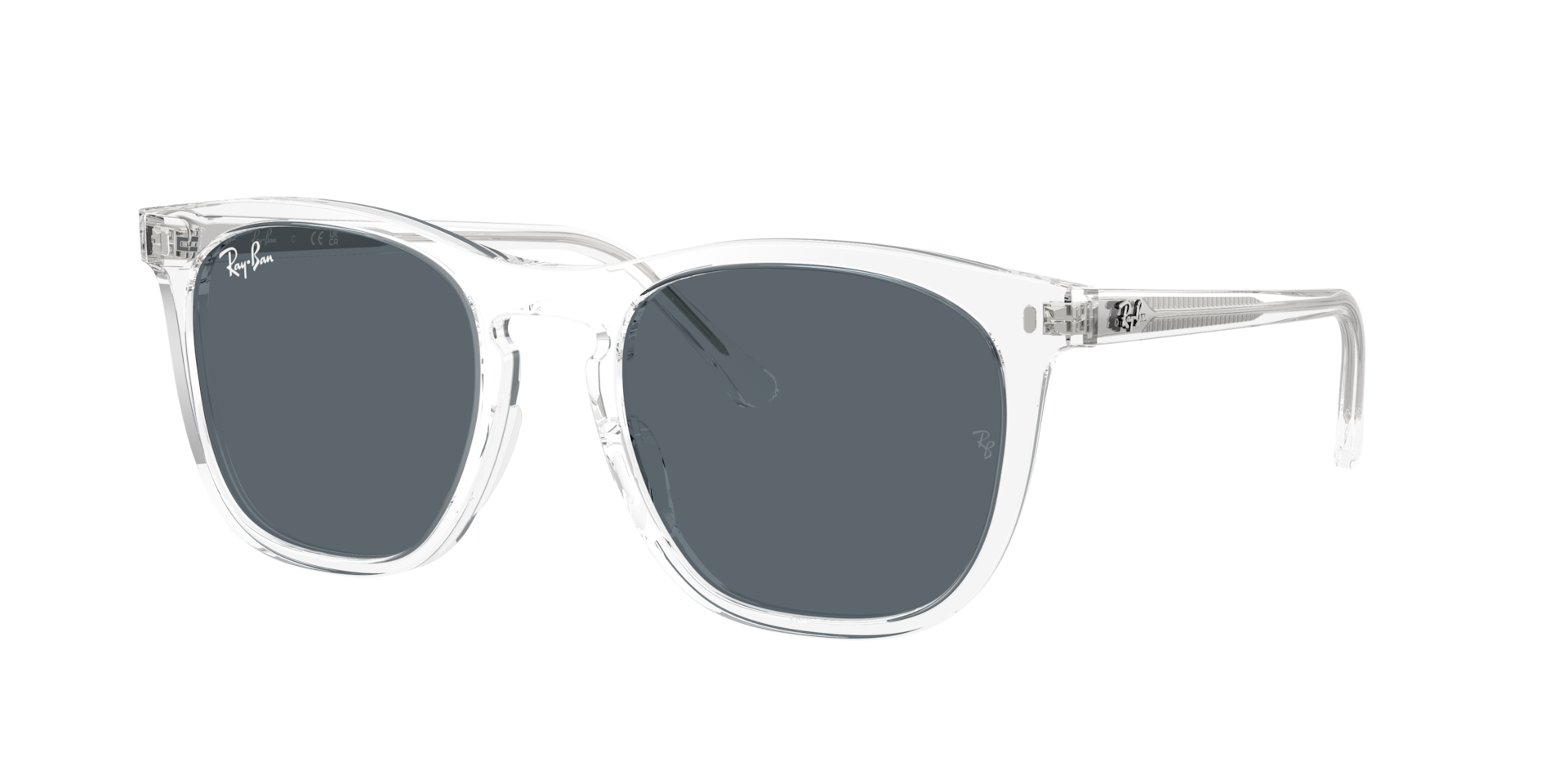 Ray-Ban Unisex Sunglass RB2210 -  Frame color: Transparent, Lens color: Blue