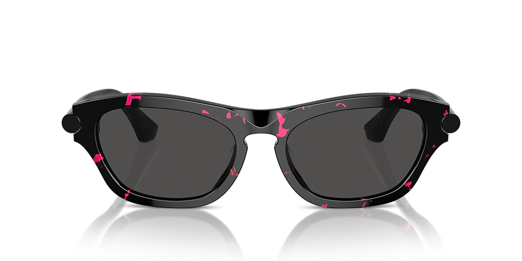 Burberry BE4430U L (55 - 18) with Grey lenses and Pink frame  display picture 1