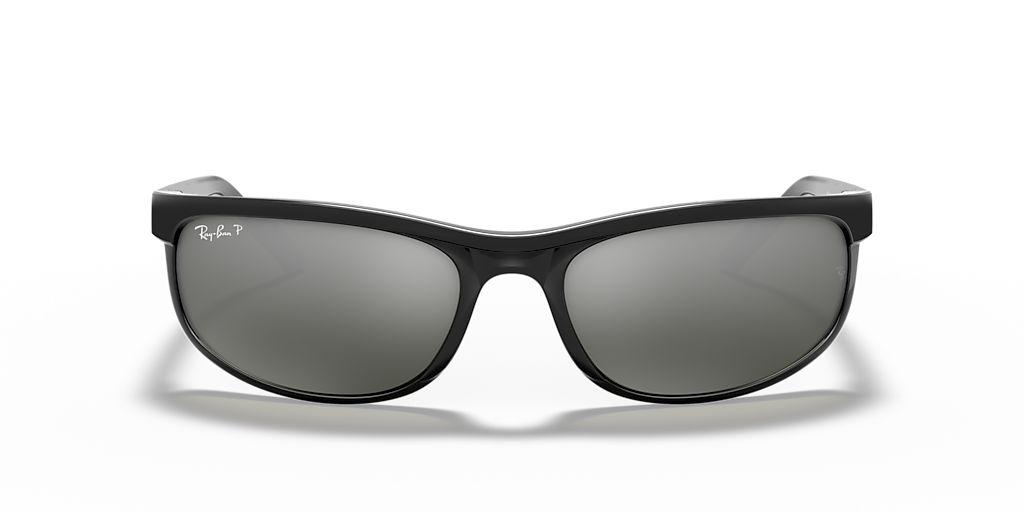 Ray-Ban Predator 2 XXL (62 - 19) with Grey lenses and Black frame