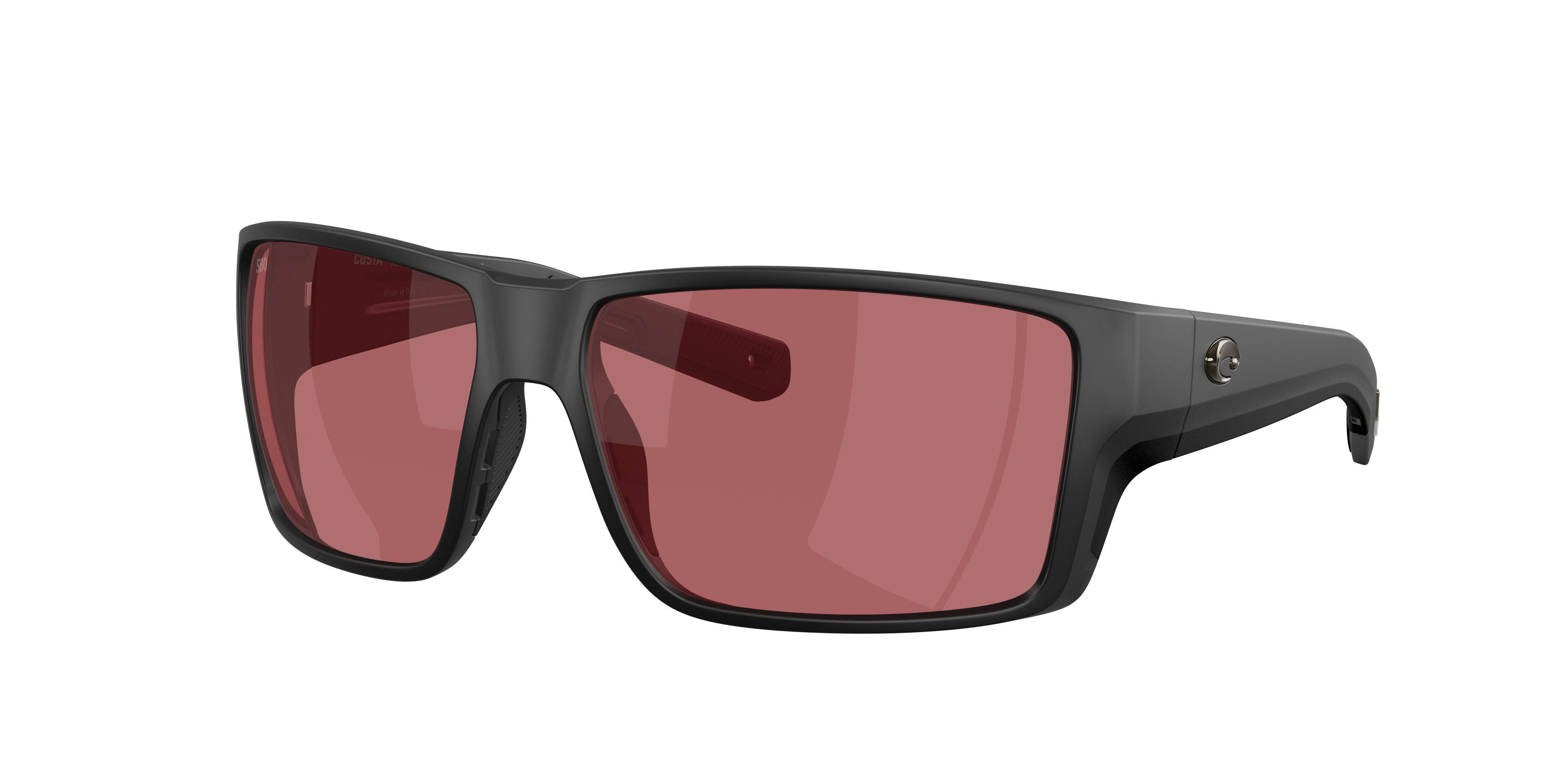 Costa Man Sunglass Reefton PRO -  Frame color: Matte Black, Lens color: Rose