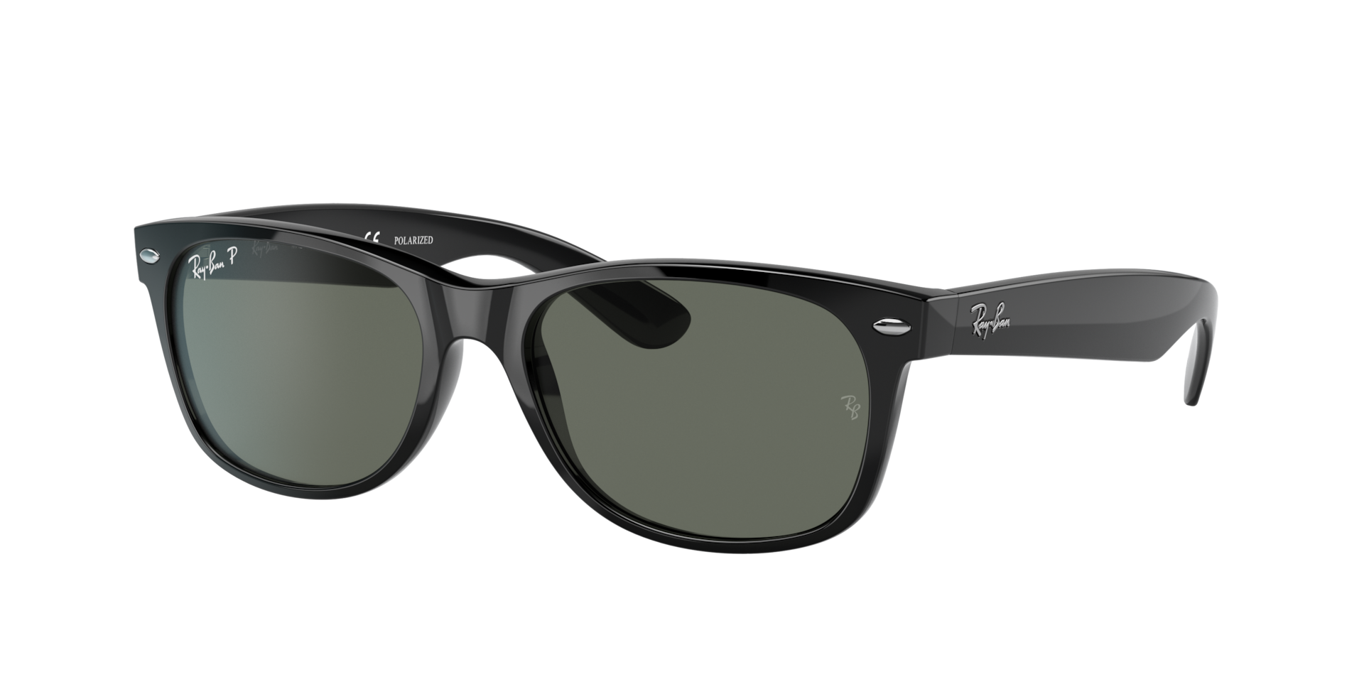 Ray-Ban NEW WAYFARER サングラス　イタリア製 Ray-Ban New Wayfarer Classic XL (58 - 18) with Green lenses and