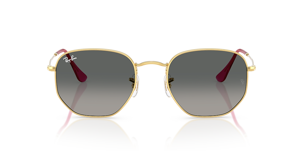 Ray-Ban Hexagonal Flat Lenses M (51 - 21) with Grey lenses and