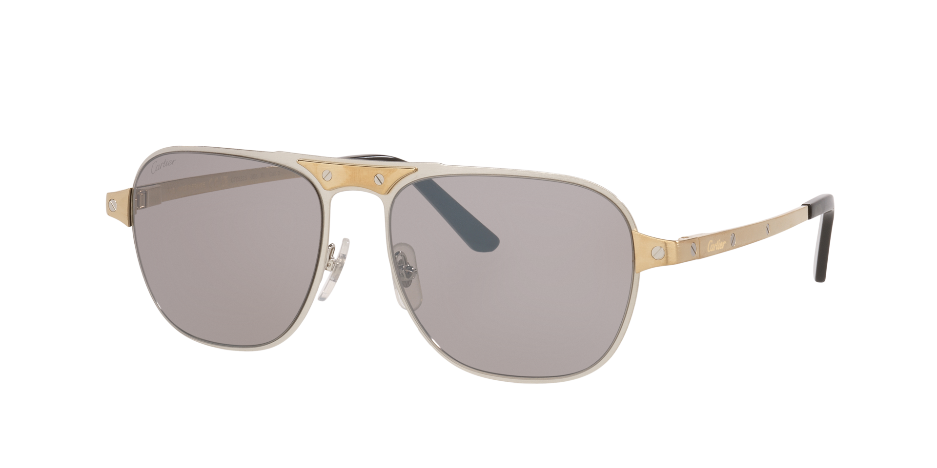 Cartier Homme Sunglass CT0532S - Couleur du Monture Argent Couleur de Lentille Argent 1400 €